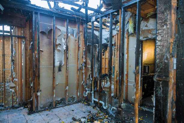 Professional Fire Damage Repair technician working in Norwood, NJ